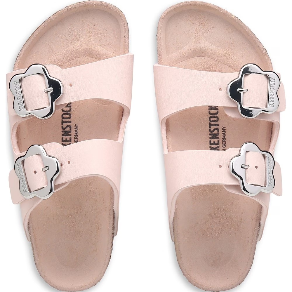 Детская сандалия с анатомической стелькой для малышей Birkenstock Arizona, pink flower — фото 4