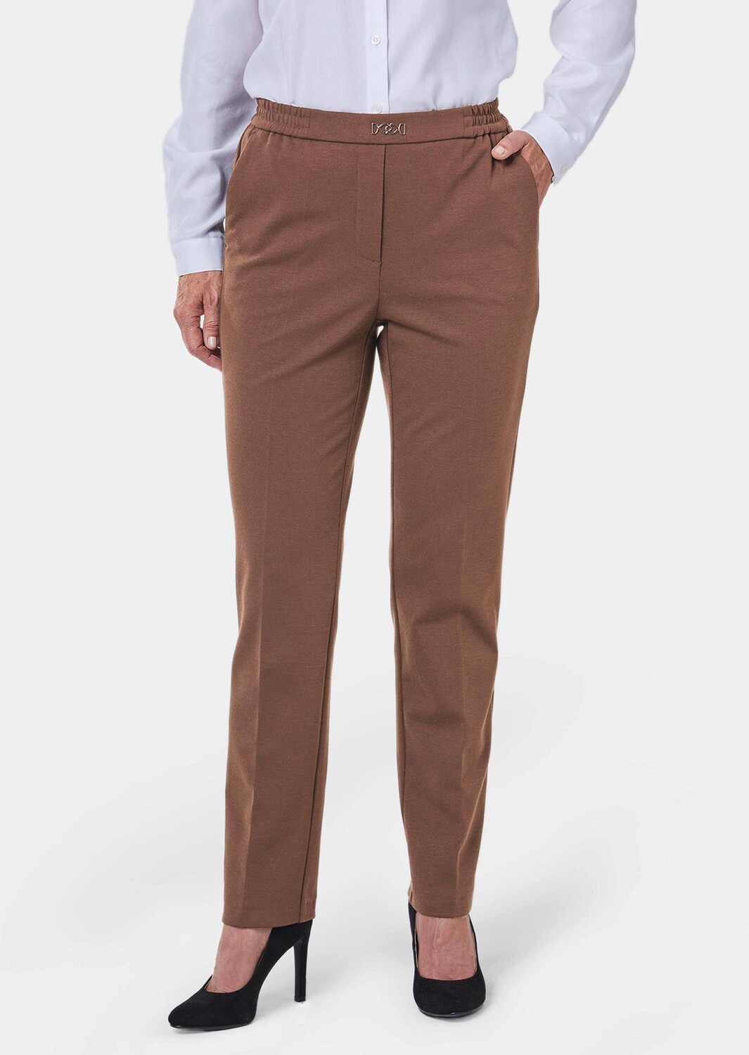 

Брюки GOLDNER Hose, цвет espresso
