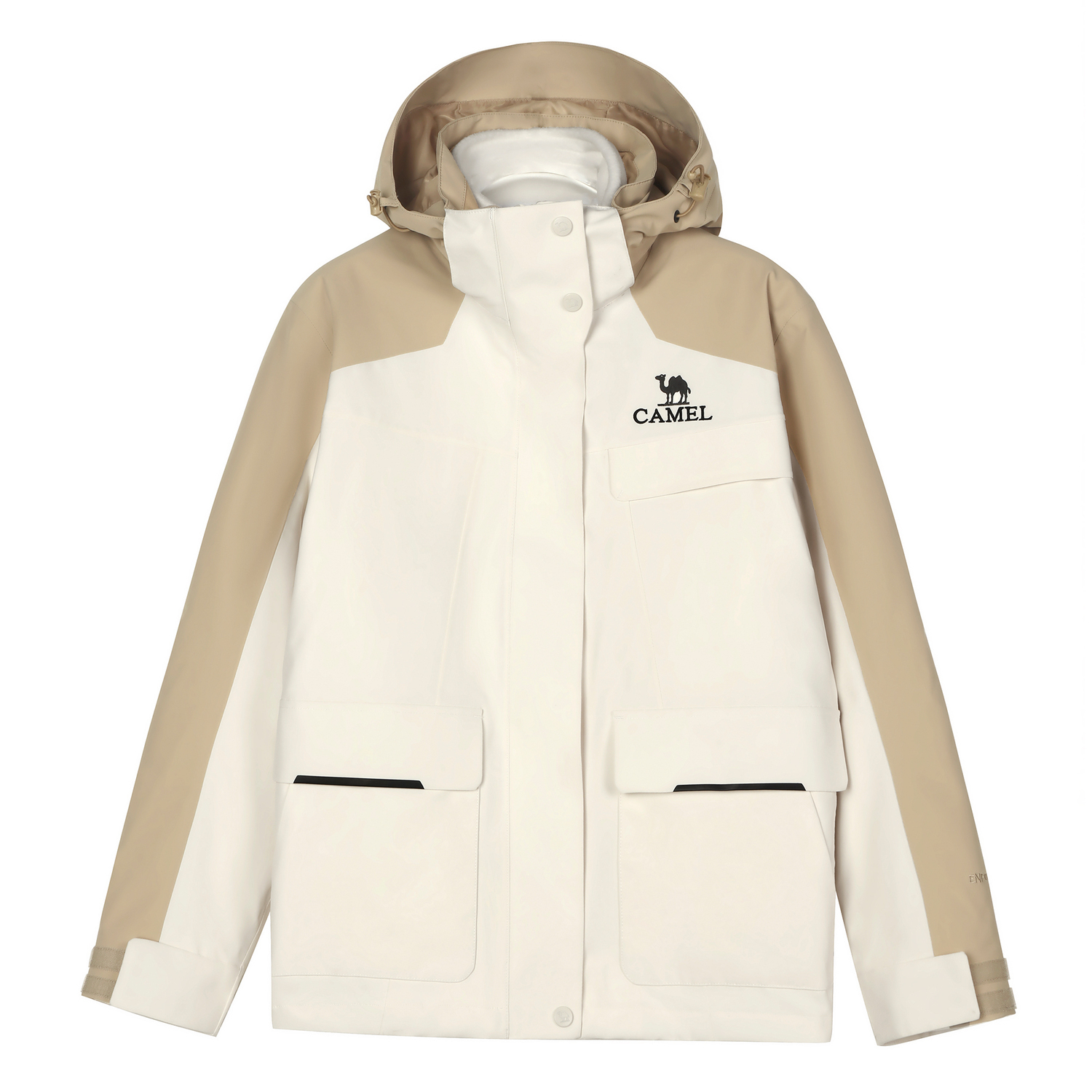 

CAMEL Ветровка для женщин All Weather, Light Mocha/Flowing Cloud White