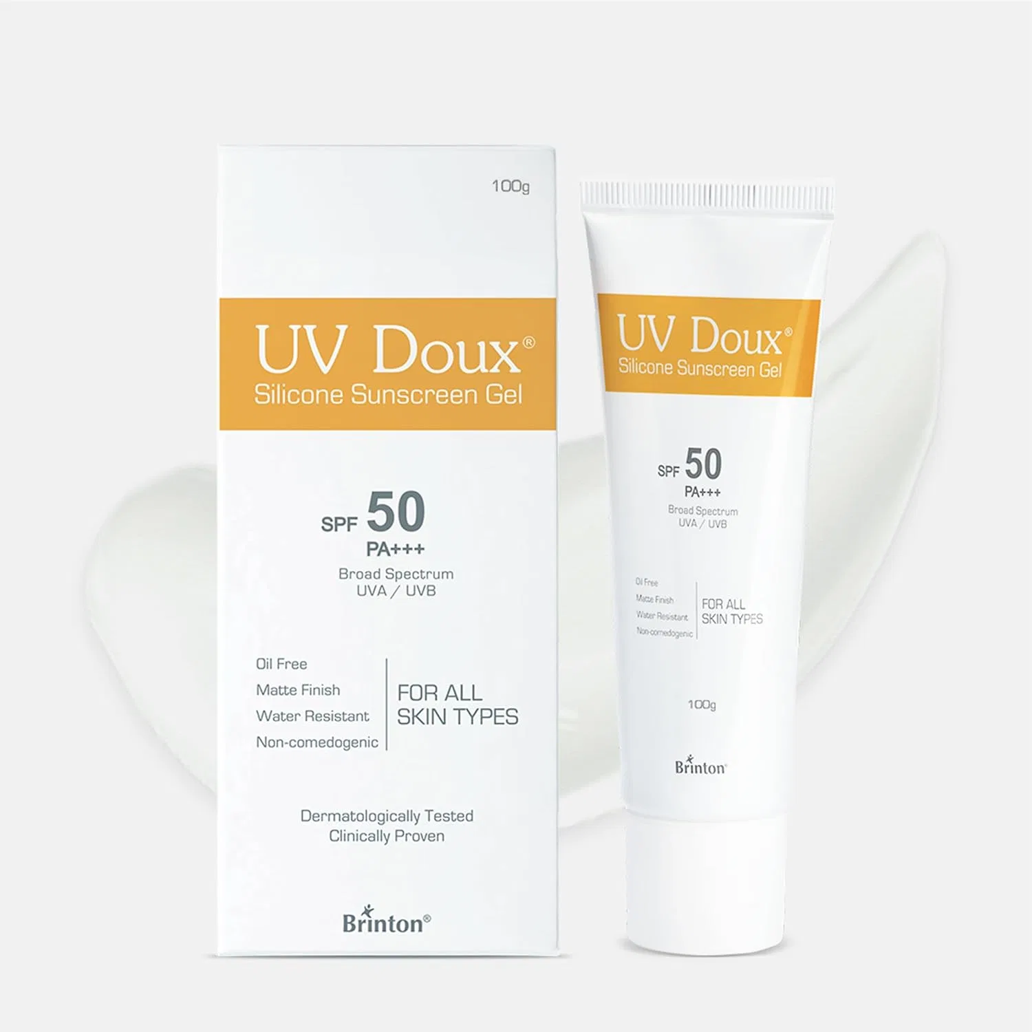 Солнцезащитный гель «UVDoux Silicone» SPF 50 PA+++ от UV Doux Brinton — фото 2