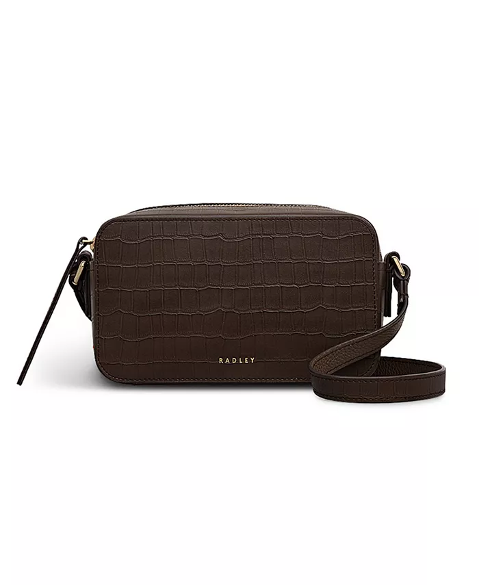 

Миниатюрная сумка через плечо с застежкой-молнией и имитацией крокодила Beech Row Radley London