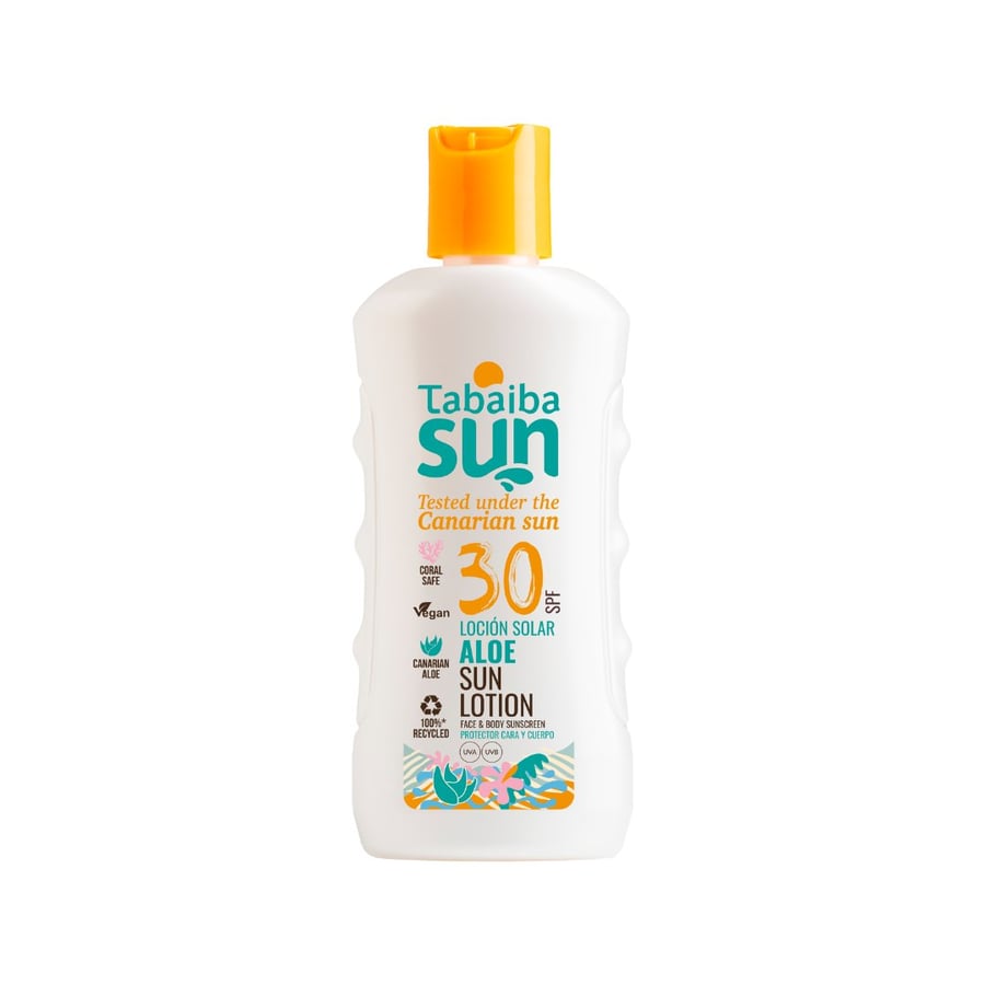 

TabaibaSun, Защита от солнца, лосьон для загара с алоэ SPF 30