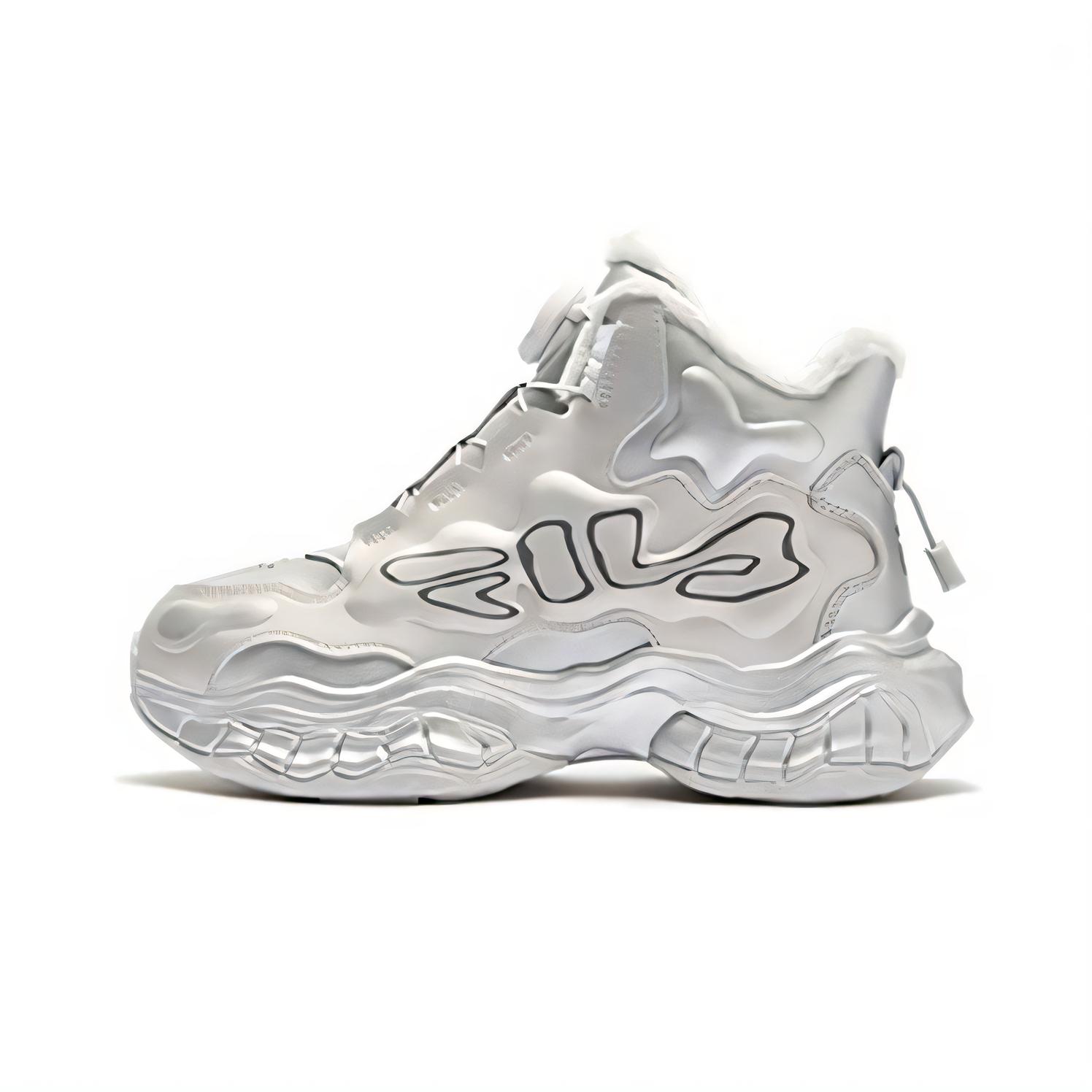 

FILA KIDS Детские хлопковые туфли Silverware Gray/Lunar Rock Gray для подростков