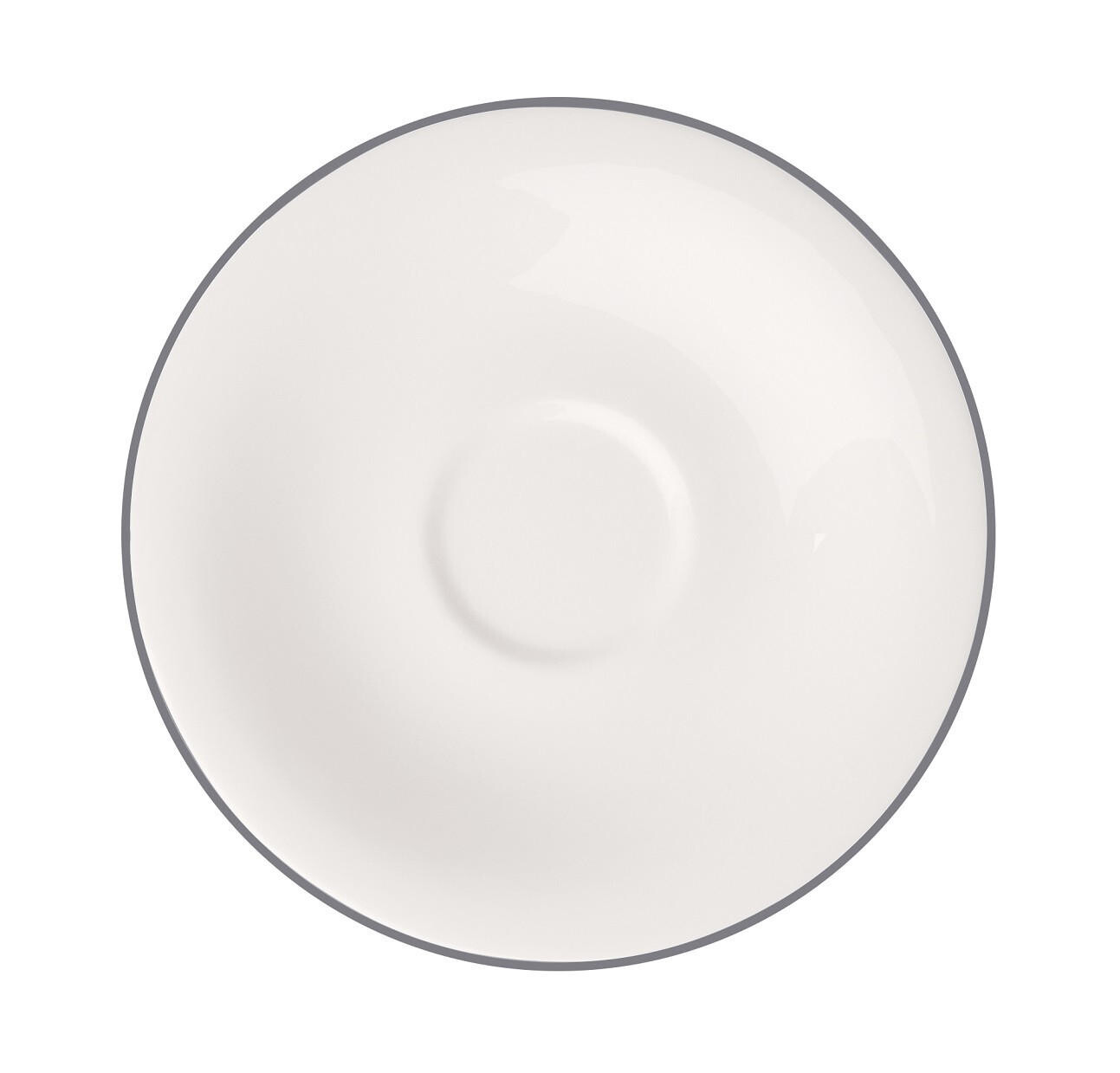 

Блюдце Villeroy & Boch, 16,5x2 см, серый/белый