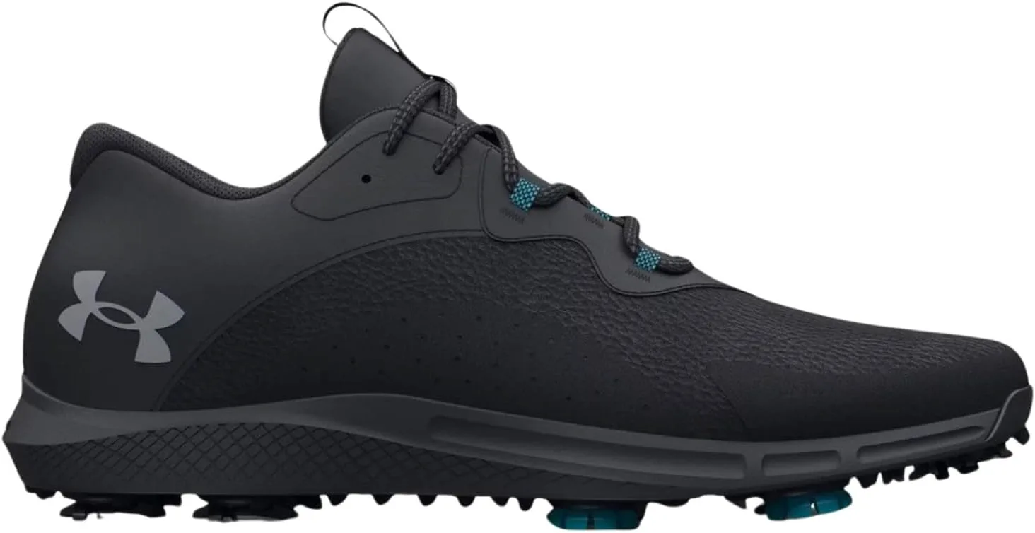 Мужские гольф-туфли Under Armour Charged Draw 2 с шипами, черный — фото 2