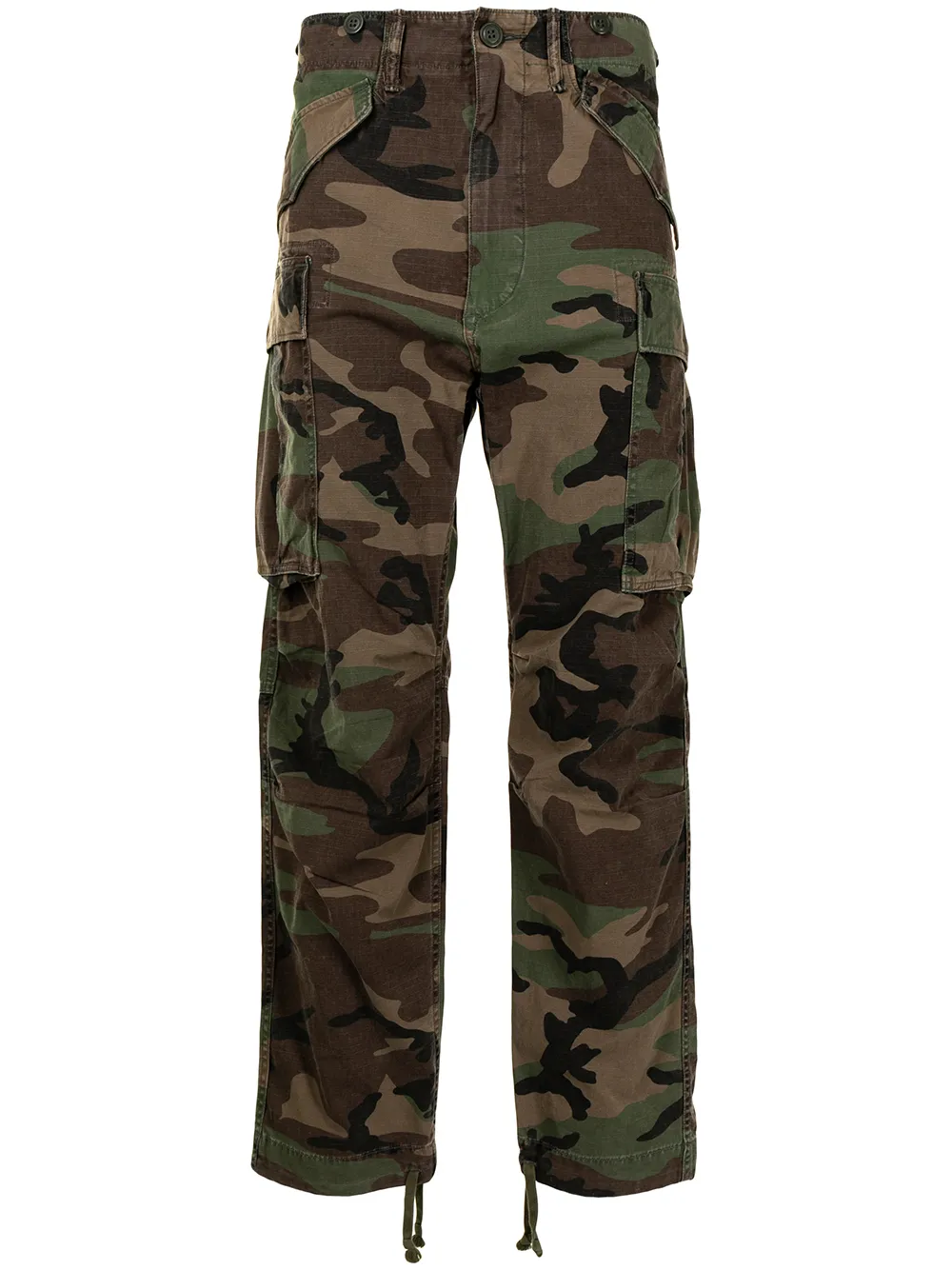 

Брюки с камуфляжным принтом Ralph Lauren RRL, зеленый