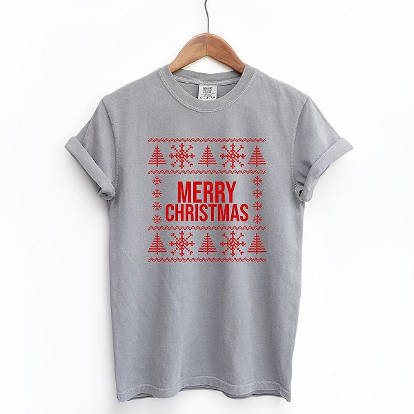 

Свитер Merry Christmas garment dyed Simply Sage Market, Grey