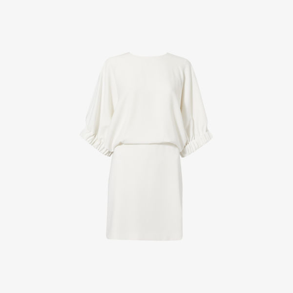 

Рум короткий мини-сарафан из ткани Max Mara Elegante, белый