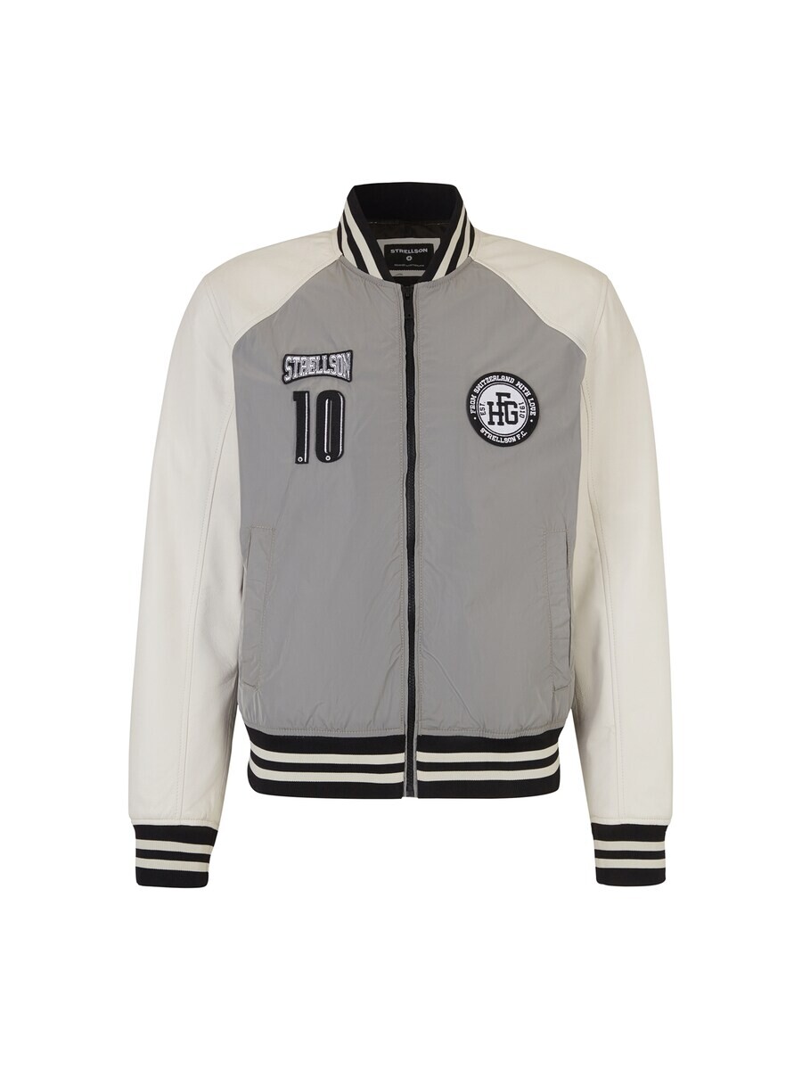 

Кожаная куртка STRELLSON Between-Season Jacket Wacome, серый