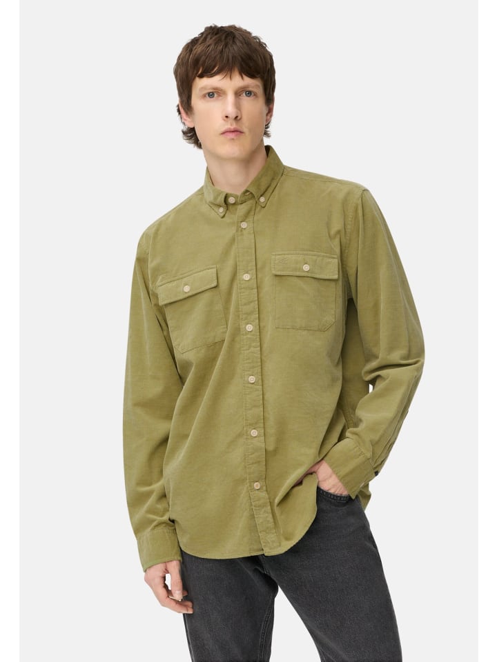 

Рубашка с длинными рукавами и накладными карманами из мохового камня Camel Active