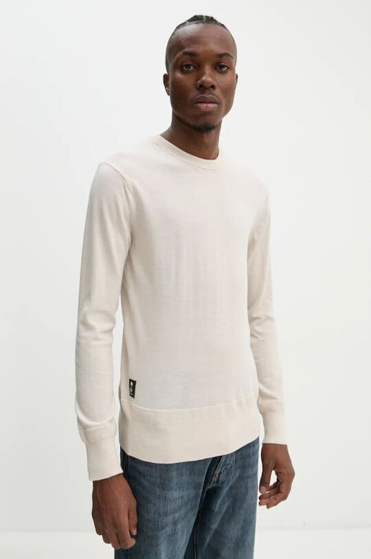 

Шерстяной свитер G-Star Raw, бежевый