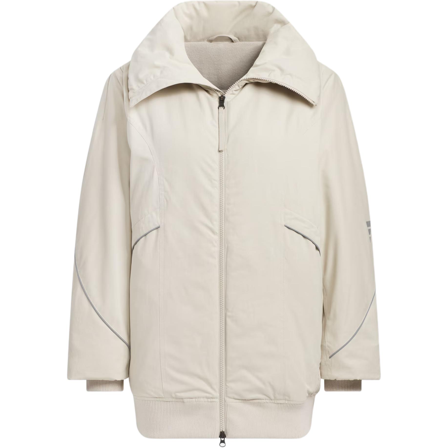 Adidas Пуховик WP JKT3 женский светло-коричневый, Light Umber — фото 2