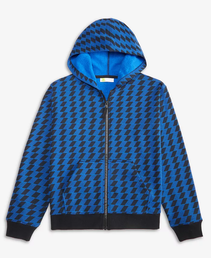 

Мальчики 5-20 Checker Zip-Up Hoodie Epic Threads, синий