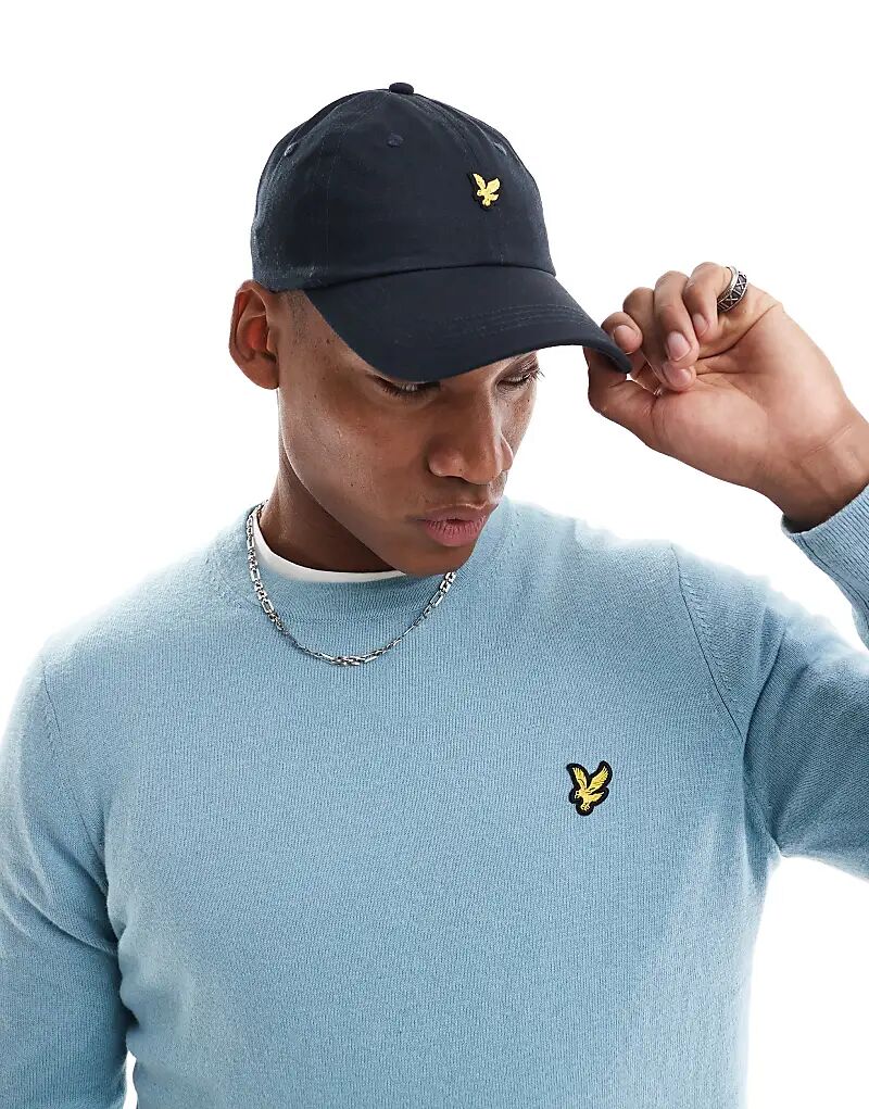 

Бейсболка темно-синего цвета Lyle & Scott