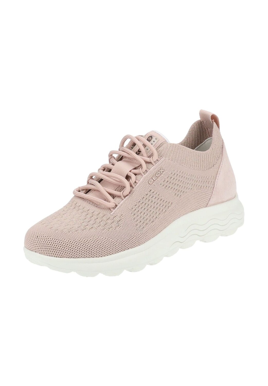 Кроссовки из замши/текстиля GEOX, цвет Rose