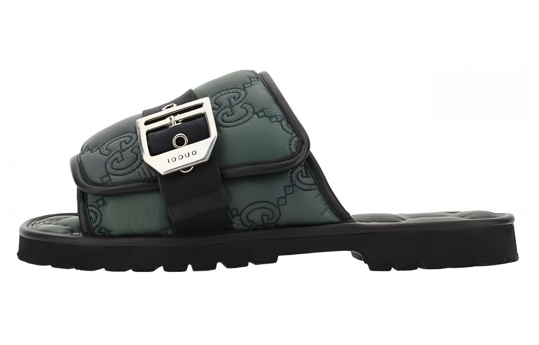 

GUCCI Слайды Slide Slippers для мужчин, зеленые