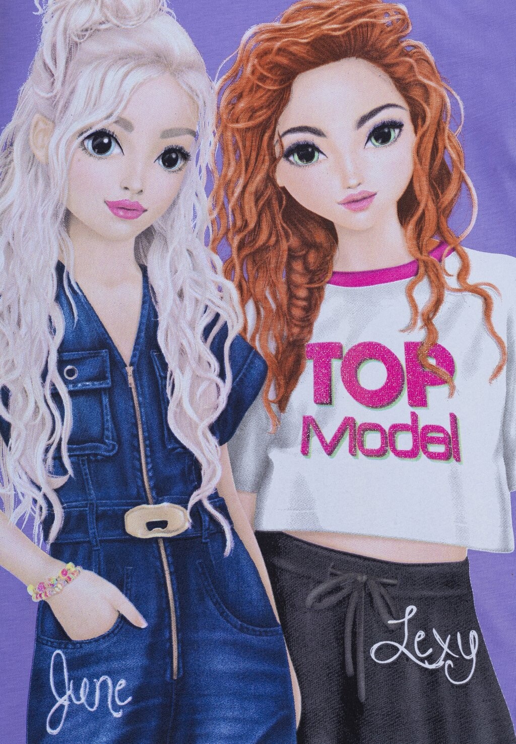 

Топ с длинными рукавами TOP Model, фиолетовый