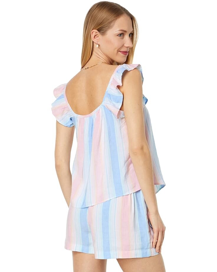 

Топ Southern Tide Darcie Stripe Top, цвет Boat Blue