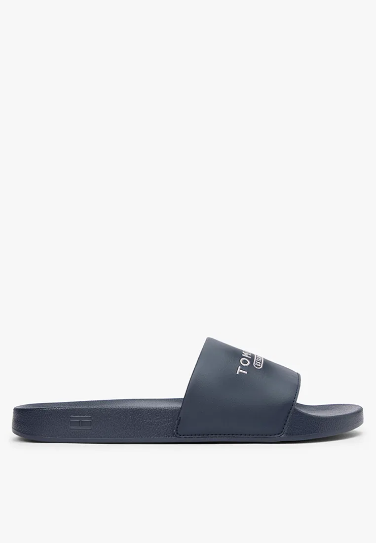 Сандалии Tommy Hilfiger, модель Raised Pool Slides, Tommy Hilfiger, цвет Desert Sky — фото 4