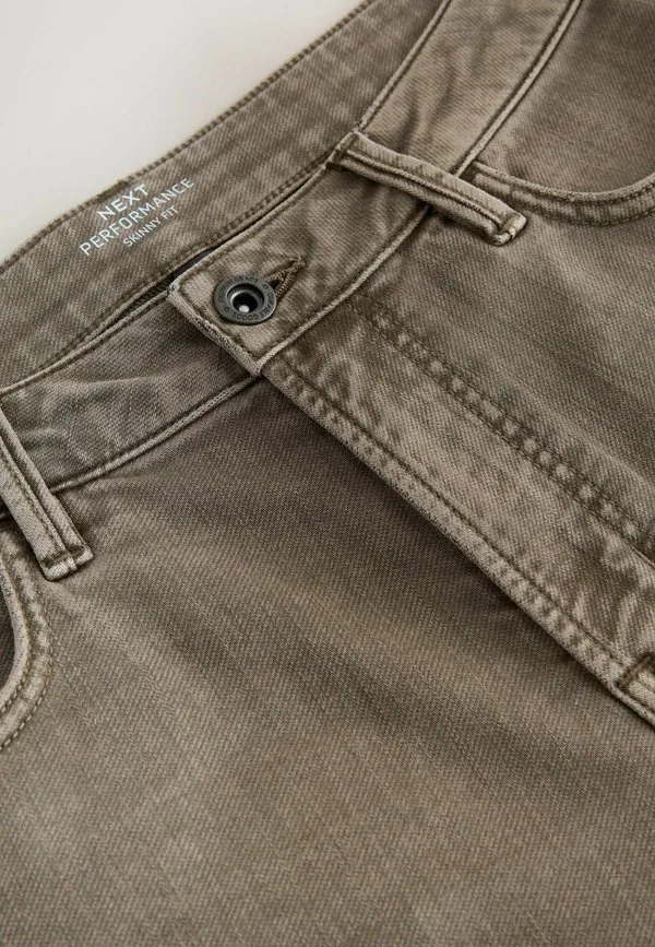 Удобные эластичные джинсы. джинсы зауженного кроя Next, Brown Wash — фото 2