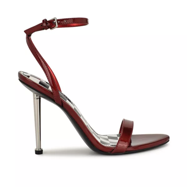 Женские сандалии Reina 03 Nine West, цвет red metallic — фото 2
