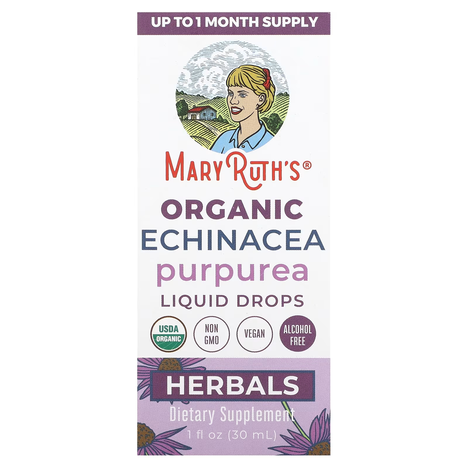 

Добавка MaryRuth's Organic Echinacea Purpurea Liquid Drops, 30 мл