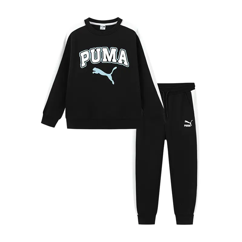 

PUMA Спортивный костюм Casual Sportswear Sportstyle Collection T7 CREW SUIT FL Black Kids'