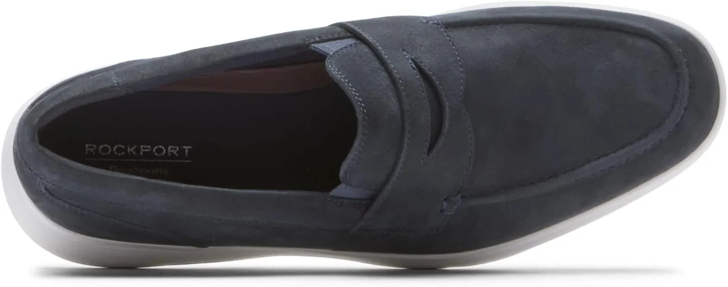 Мужские лоферы Rockport Truflex Dressports Penny Loafers, синий — фото 3