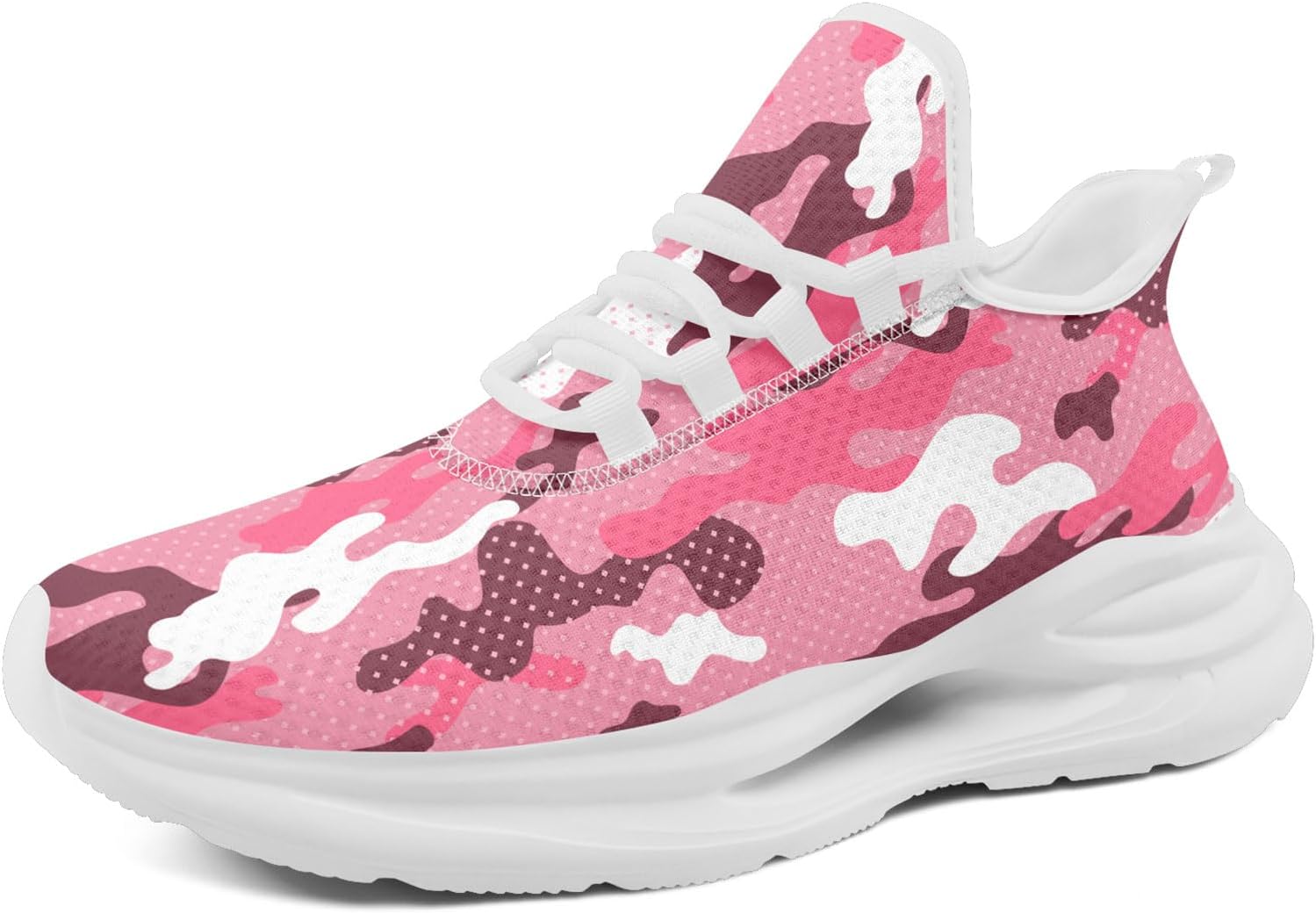 

Кроссовки AWSOLE для женщин, легкие и дышащие, унисекс, с амортизирующей стелькой для комфорта, подходят для спортзала, активного отдыха на улице и повседневной носки, белый/розовый/коричневый/светло-розовый