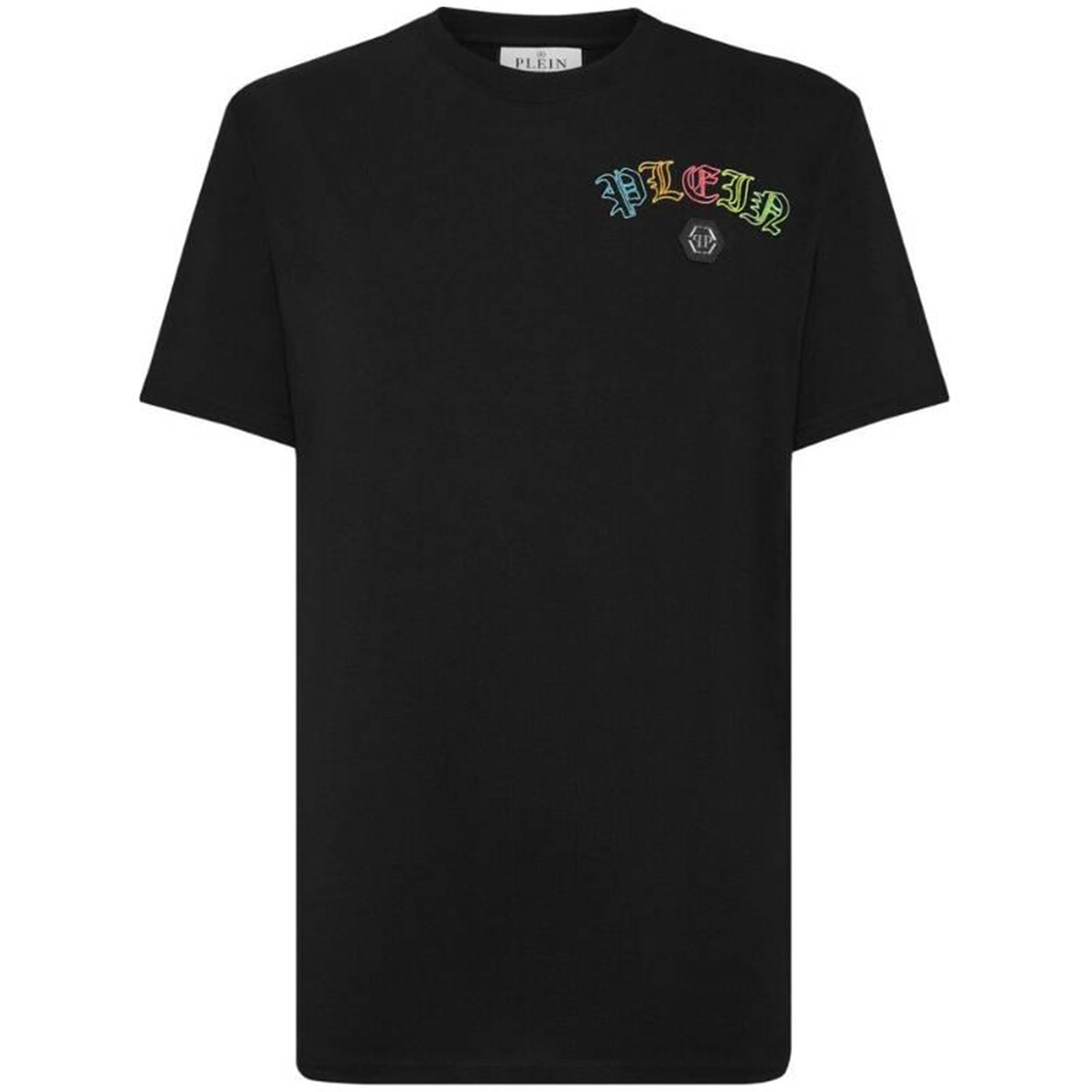 

Футболка с вышитым логотипом PHILIPP PLEIN, черный