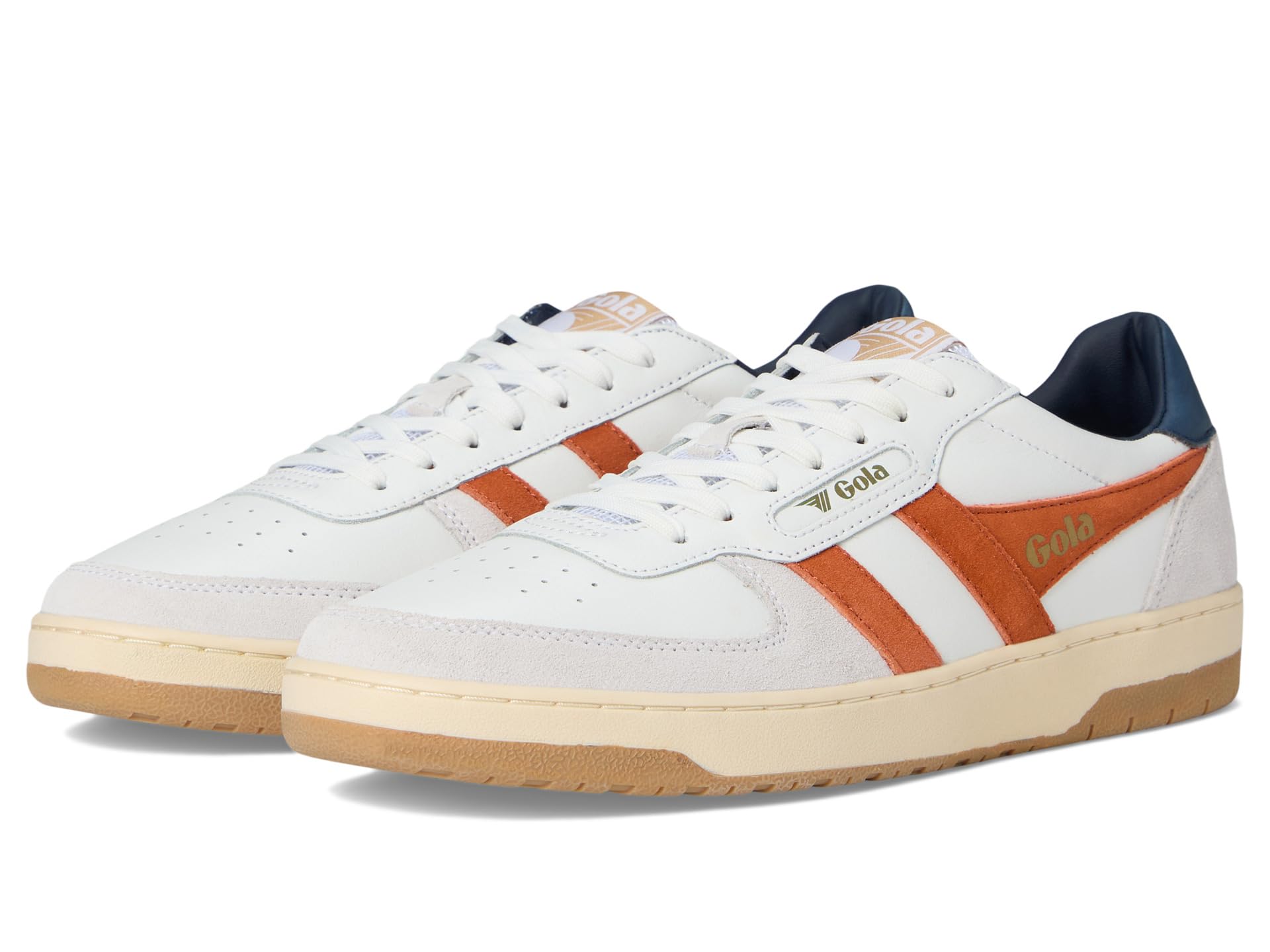 

Кроссовки Gola Hawk, цвет White/Moody Orange/Navy/Light Grey