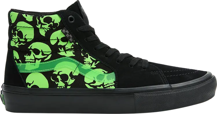 

Кроссовки Skate Sk8-Hi 'Glow Skulls', черный