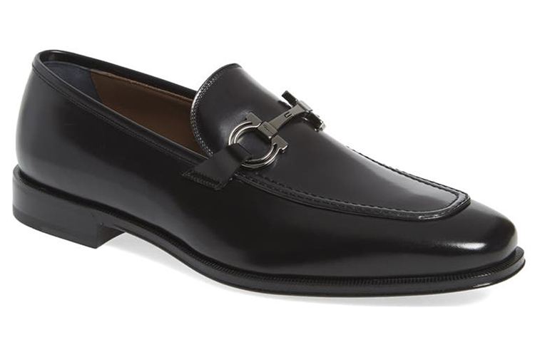 Мужские повседневные туфли Мужские низкие черные Ferragamo — фото 2