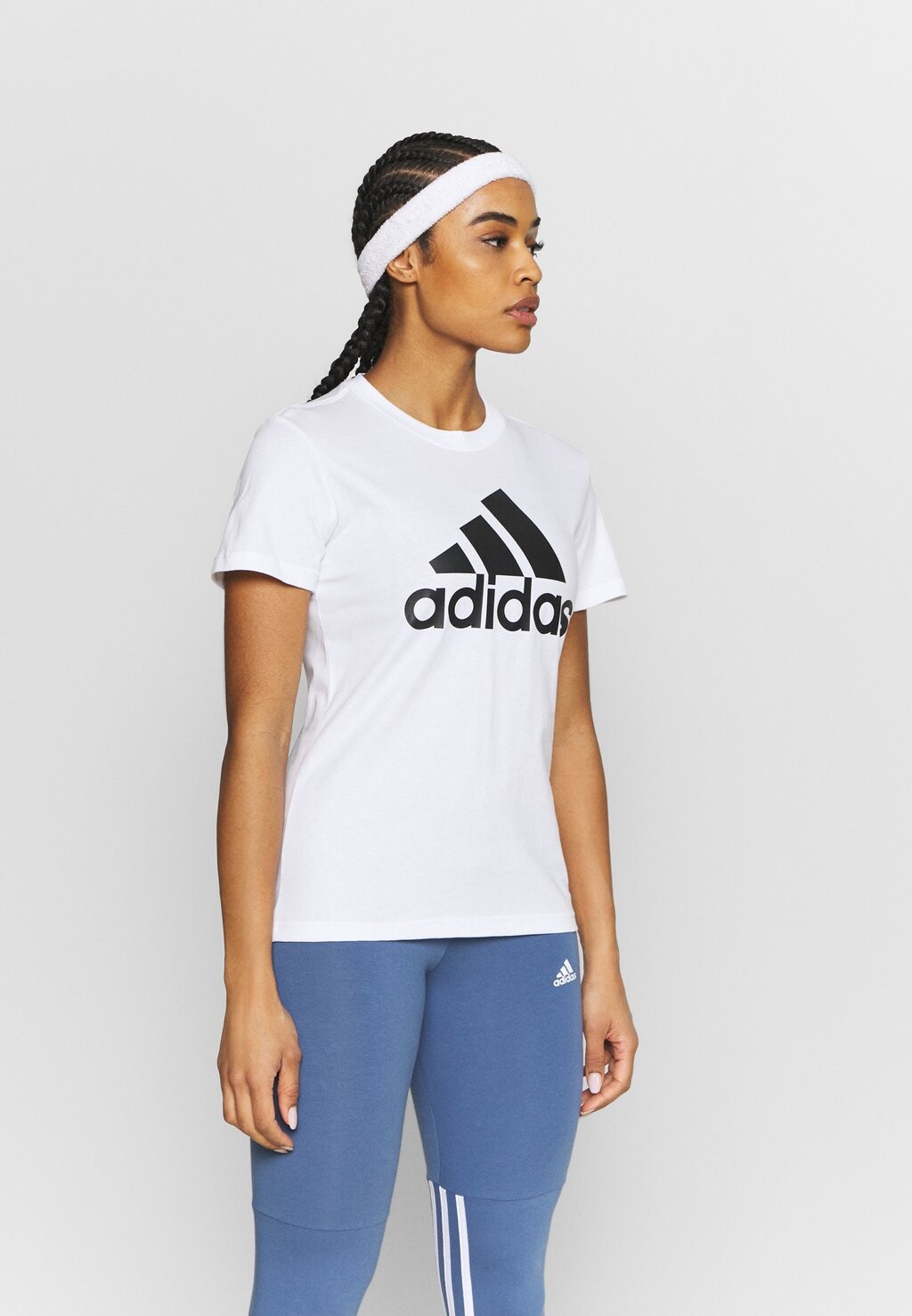 

Футболка с принтом Adidas, Белый, Футболка с принтом Adidas
