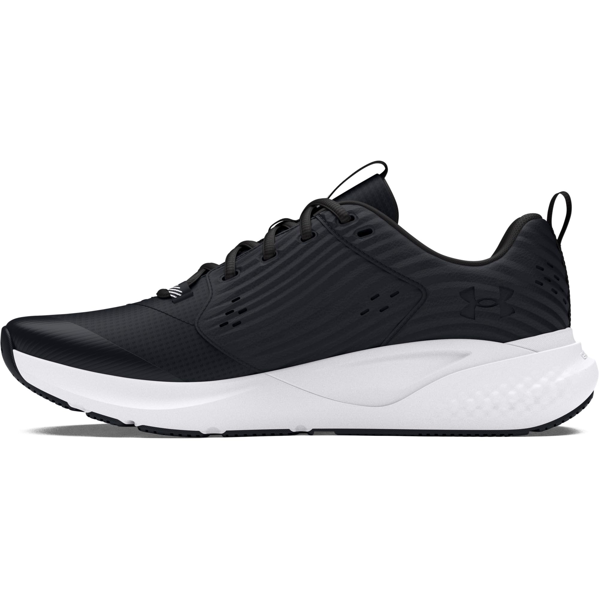 Кроссовки Under Armour Charged Commit 4 Training Shoes, цвет Black/Anthracite/White — фото 4