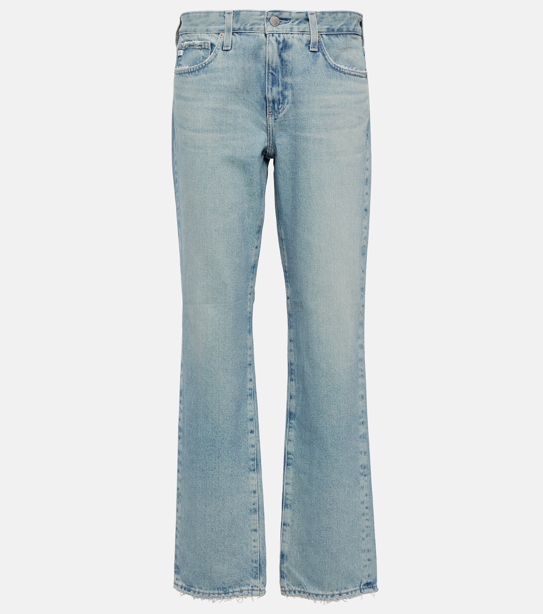 

Прямые джинсы Remy с заниженной талией AG JEANS, синий
