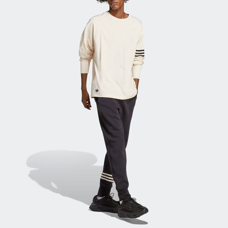Футболка Adicolor мужская цвета слоновой кости Adidas Originals, белый — фото 2