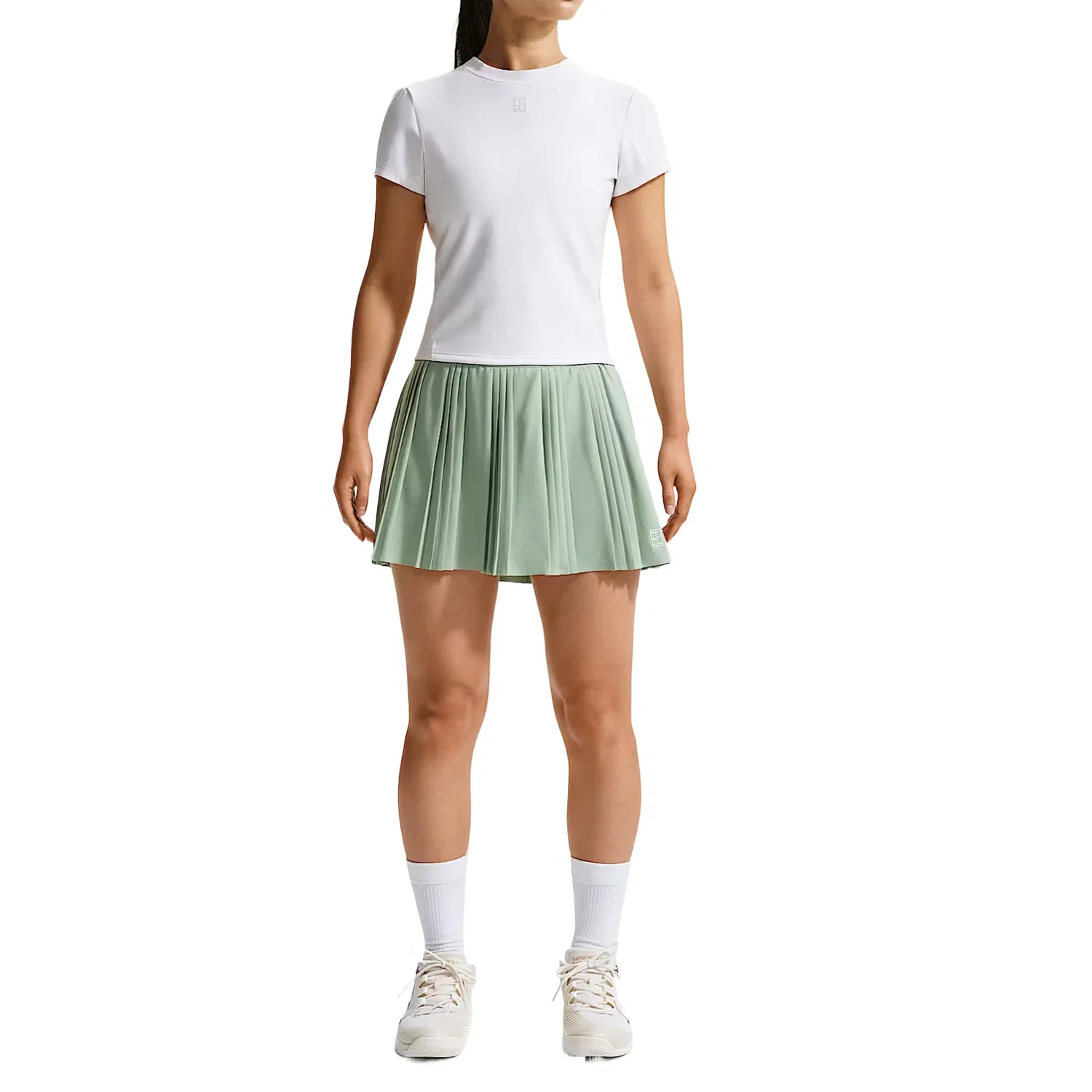 Женская юбка-шорты Court Advantage Casual Nike, Mild Gray Green/White