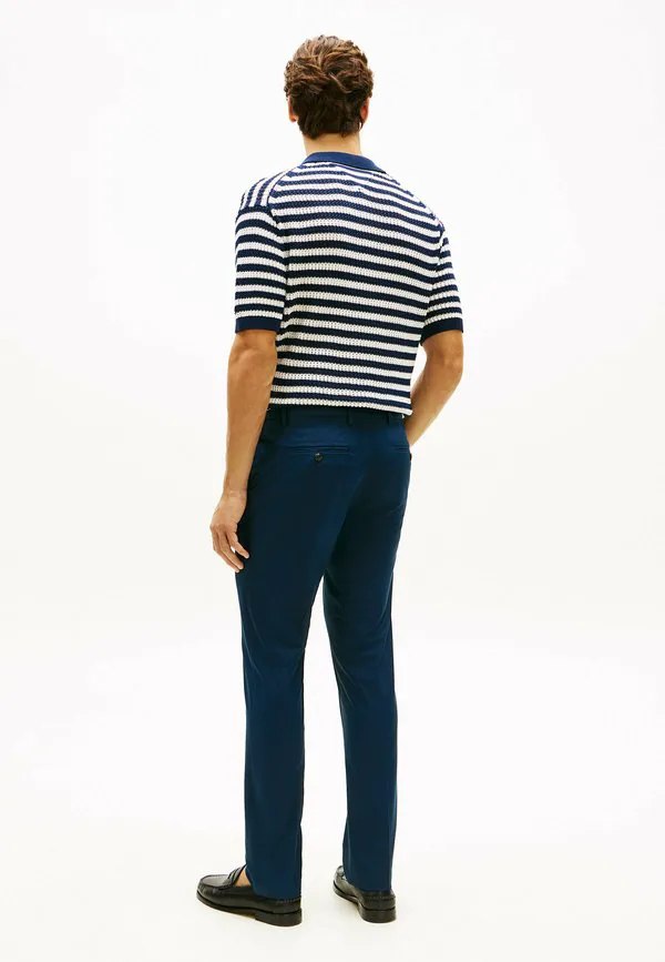 Классические повседневные прямые брюки denton Tommy Hilfiger, Navy Iris — фото 3