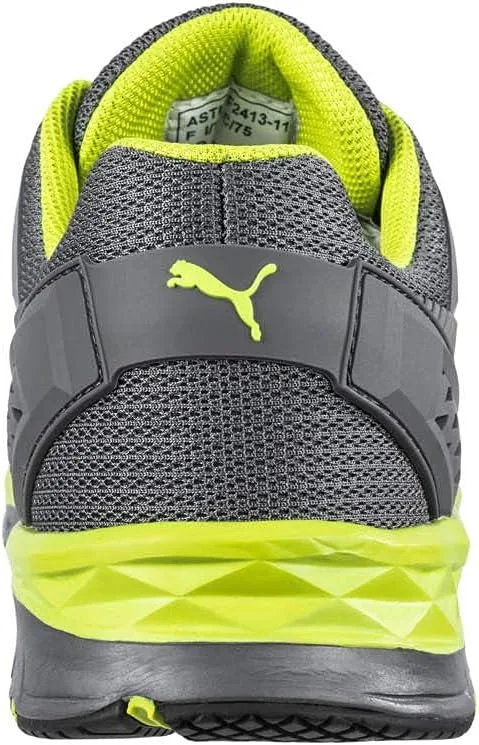 Рабочие кроссовки PUMA Safety Fuse Motion 2.0 Green Low Work Shoe Safety Shoe S1P ESD HRO SRC с защитным колпачком из стекловолокна, термостойкие, дышащие, с защитой от проникновения, без металла, веганские, мужские, зеленый — фото 4