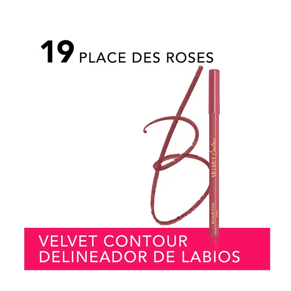Карандаш для губ Velvet Contour Lipliner Bourjois, цвет rose water — фото 3