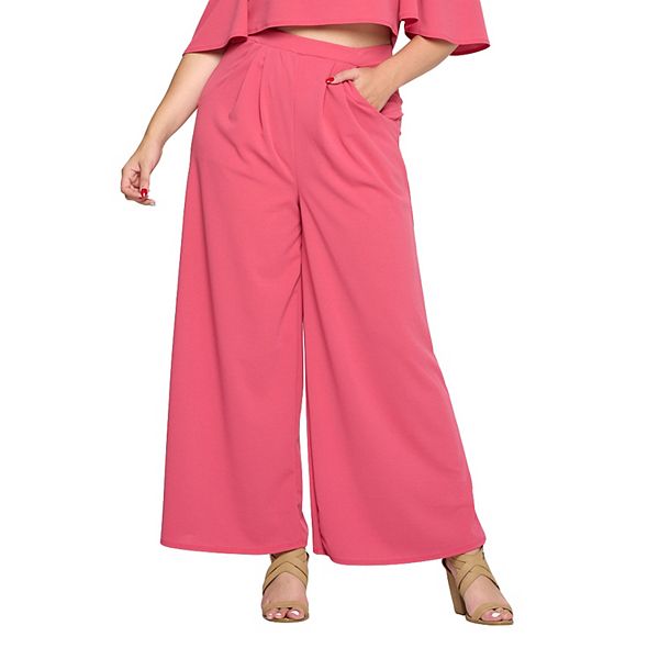 

Брюки Rachel с широкими штанинами и карманами L I V D, Pink