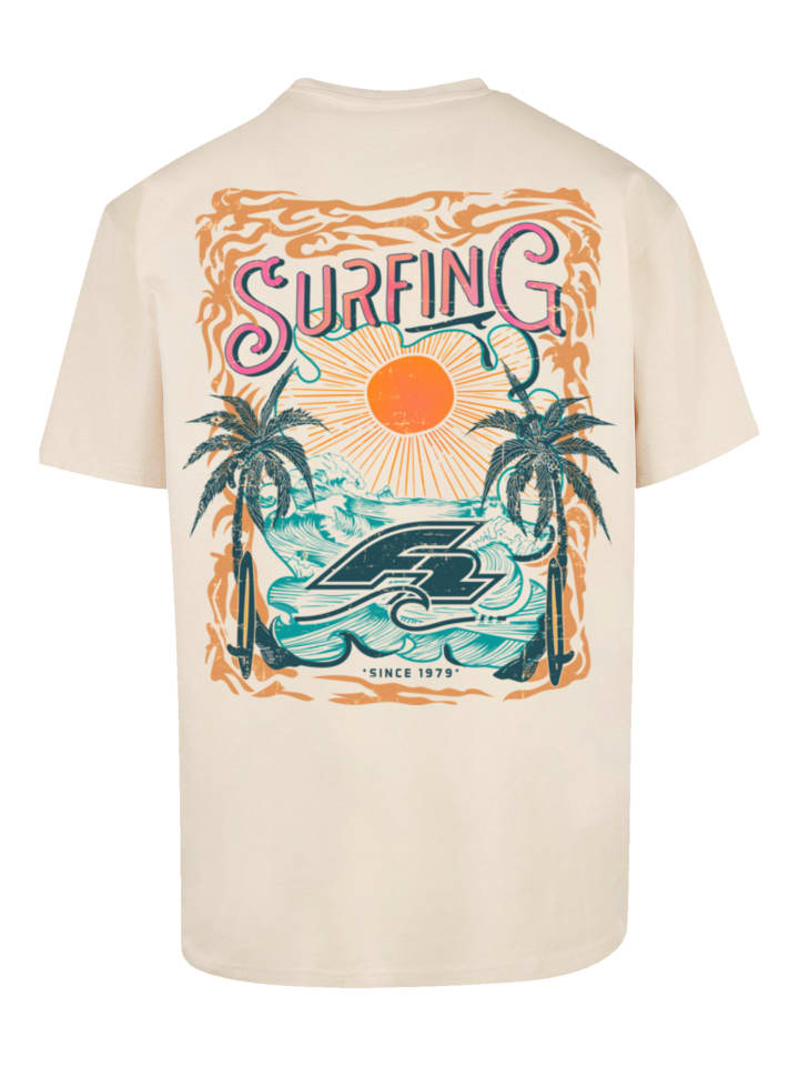 

Футболка большого размера F2 Surfers Sunset Summer Vibes в цвете песок f2, Бежевый, Футболка большого размера F2 Surfers Sunset Summer Vibes в цвете песок f2