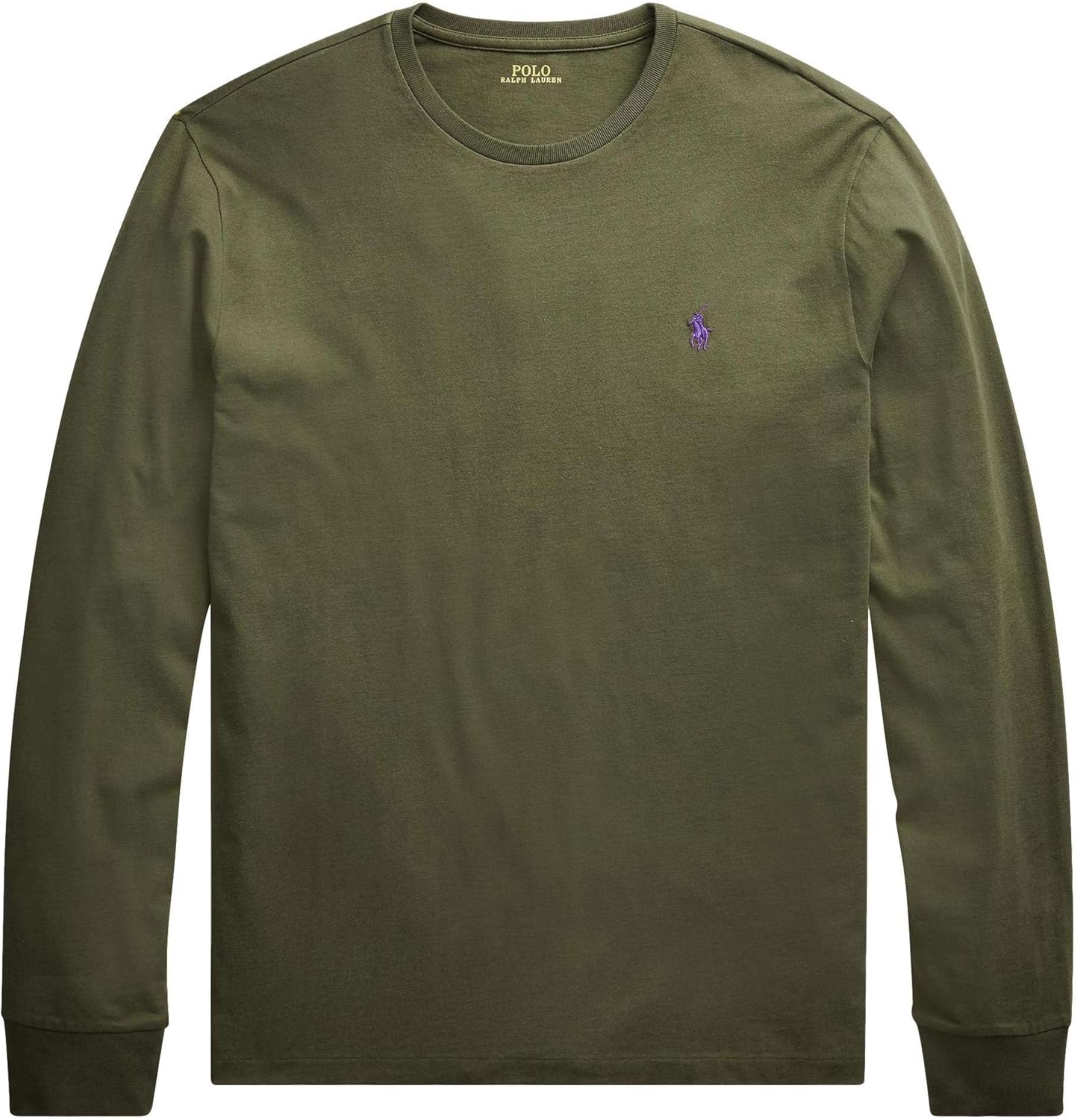 

Мужская футболка POLO RALPH LAUREN Classic Fit Soft Touch с длинным рукавом, Green, Зеленый, Мужская футболка POLO RALPH LAUREN Classic Fit Soft Touch с длинным рукавом, Green