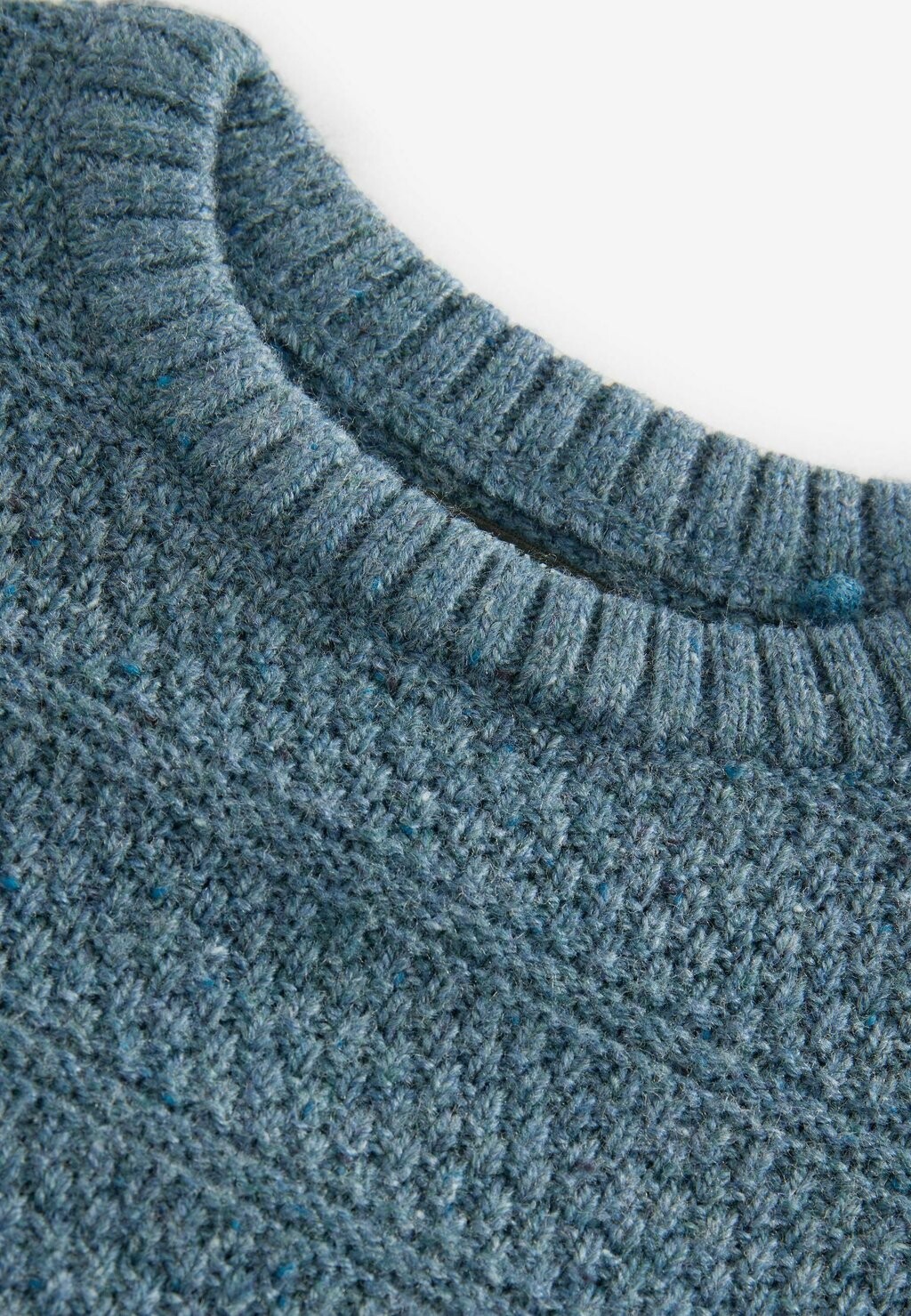 

Джемпер TEXTURED CREW NECK Next, синий