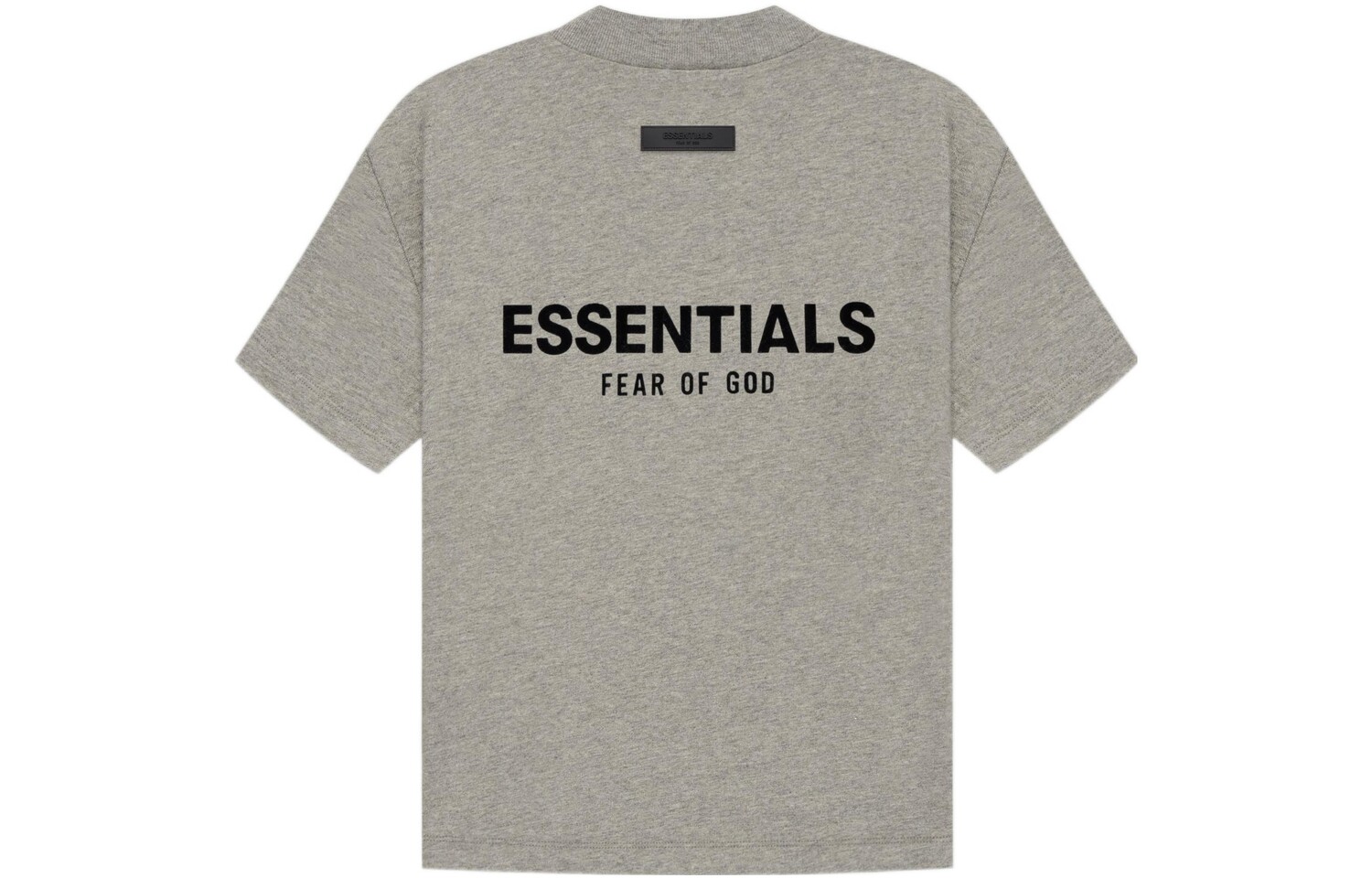 Детская футболка Fear Of God Essentials, цвет Dark Oatmeal — фото 2
