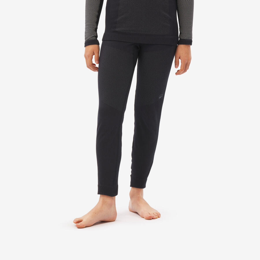 

QUECHUA Детские горнолыжные брюки 5В – 15В лет бесшовные - BL900В тёмно-синие