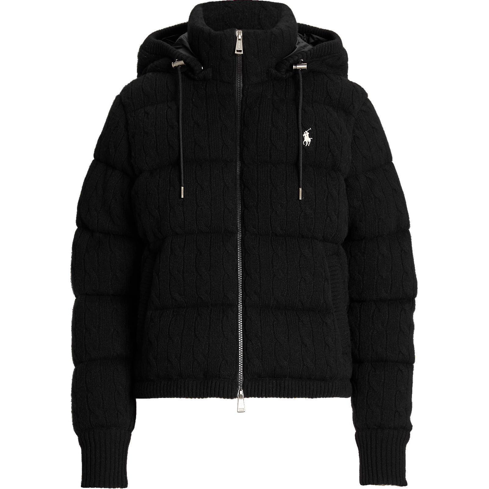 

Пуховик женский черный Polo Ralph Lauren