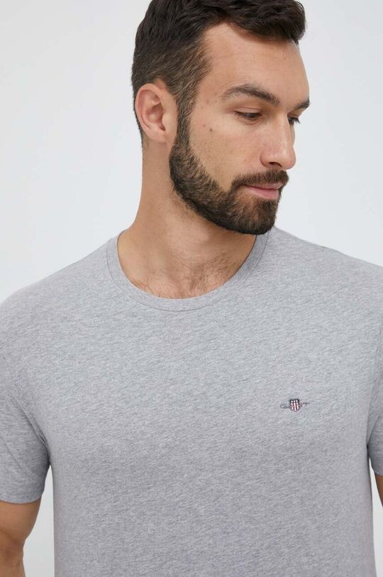 

Футболка из хлопка Gant, серый