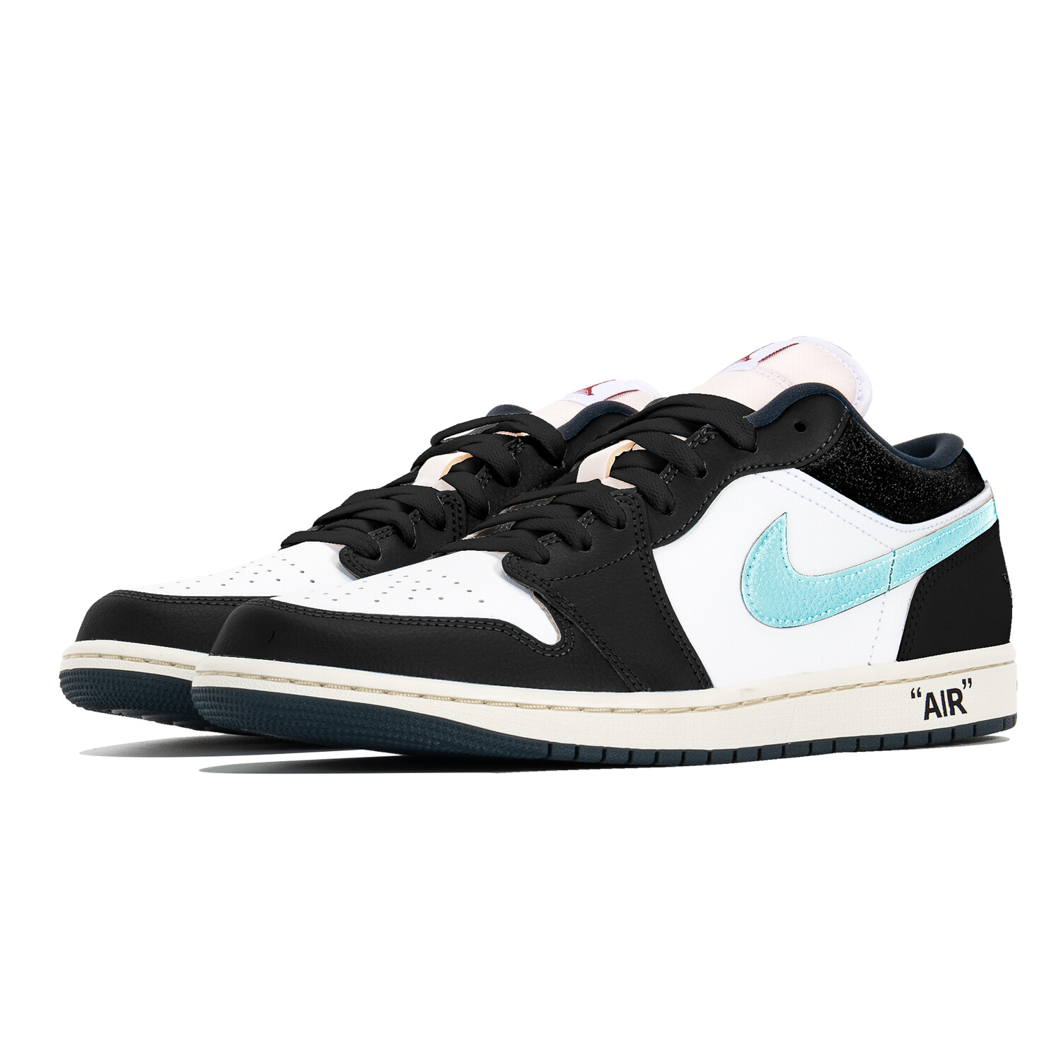 Кроссовки Air Jordan 1 Vintage Basketball Shoes Men Low-Top White — фото 4